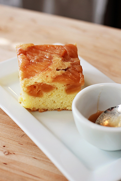 Apple Cake with Caramel Sauce